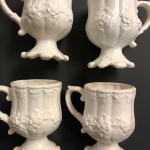 Vintage Ivory cups (set of 4)